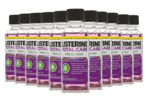 Listerine Fresh Mint Mouthwash - 3.2 oz - 12 Pack