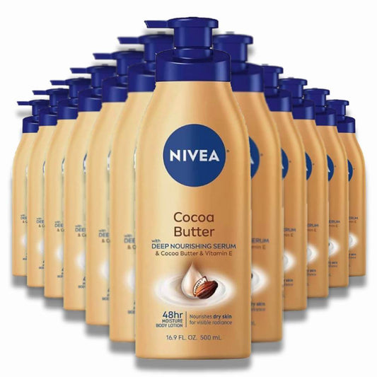 Nivea - Cocoa Butter Body Lotion - 16.9 oz - 12 Pack