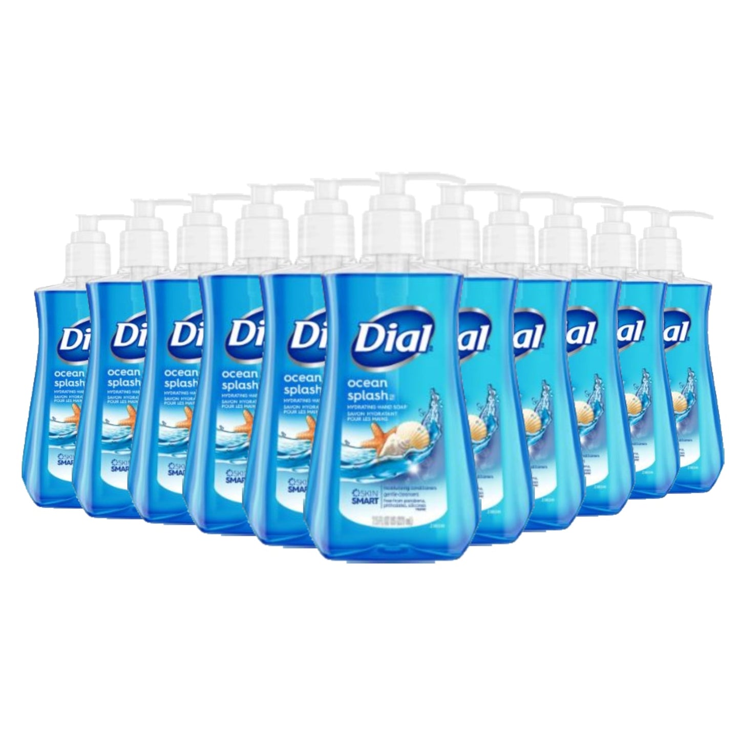 Dial Ocean Splash Liquid Hand Soap - 7.5 Fl Oz - 12 Pack