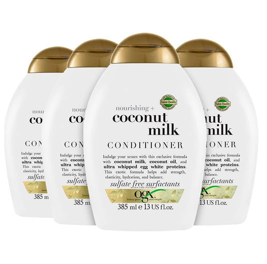 OGX Nourishing + Coconut Milk Conditioner 13 Oz Each, 4 Pack