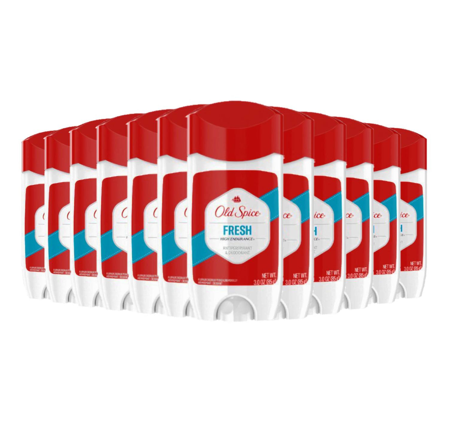 Old Spice High Endurance Fresh Invisible Solid Antiperspirant & Deodorant - 3oz -12 pack