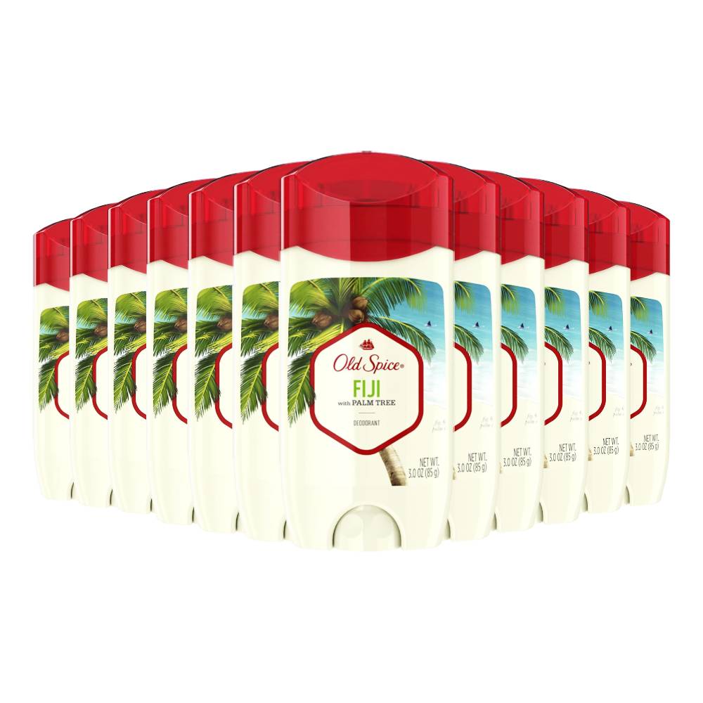 Old Spice Men's Fiji with Palm Tree Antiperspirant & Deodorant - 3 oz -12 pack