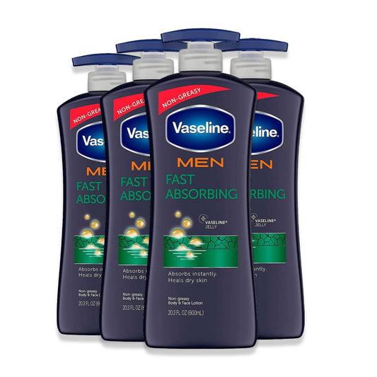 Vaseline Fast Absorbing Body Lotion 20.3 oz- 4 pack