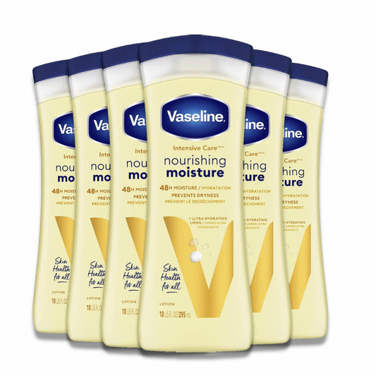 Vaseline Lotion Intensive Care, Essential Healing 10 oz- 6 Pack