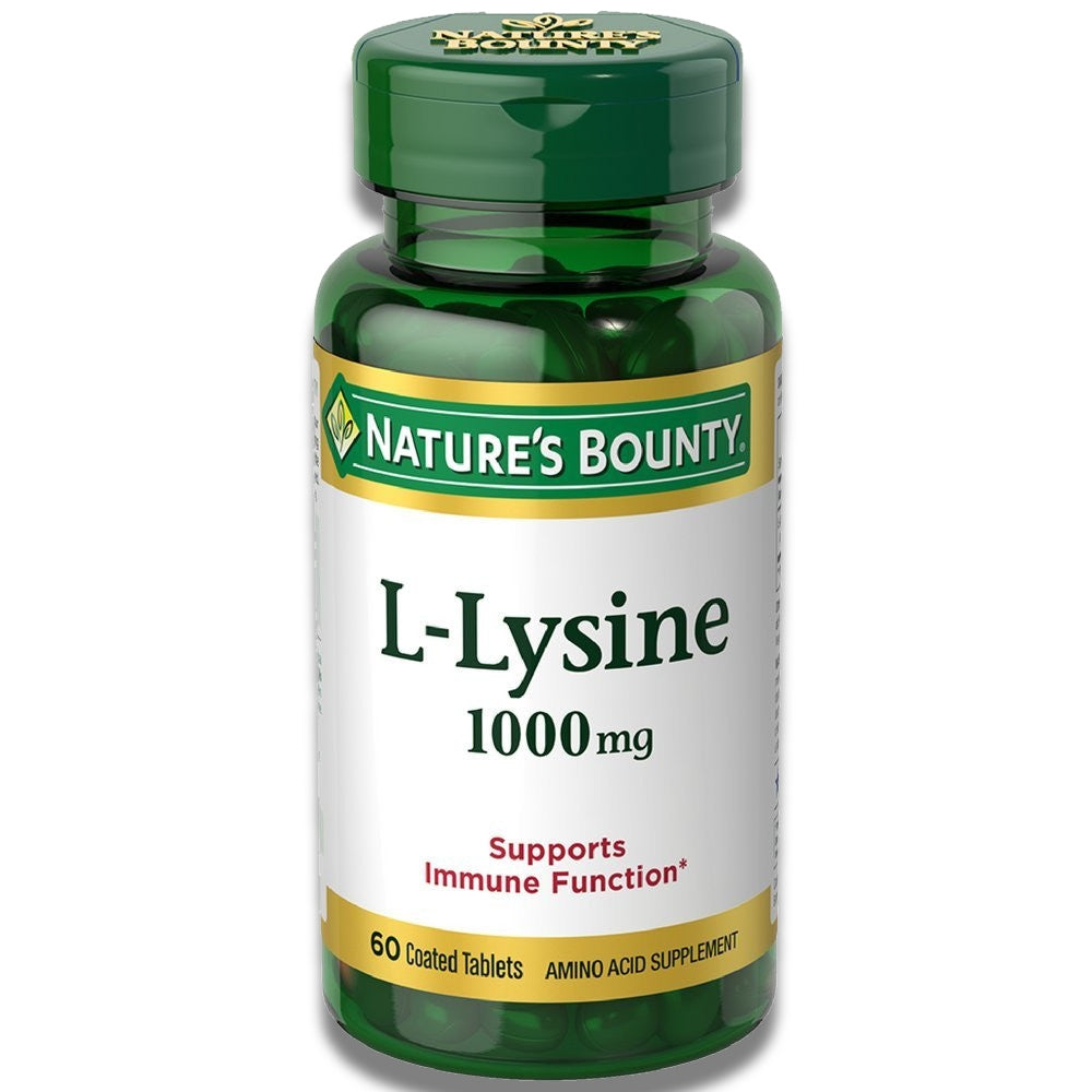Nature's Bounty - L-Lysine Tabs - 60 Count (1000 mg)