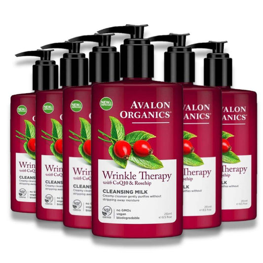 Avalon - Organics CoQ10 Facial Cleansing Milk - 8.50 Oz - 6 Pack