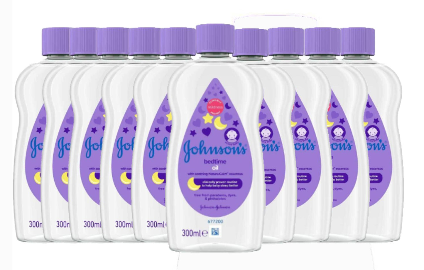 Johnson & Johnson Sweet Night Baby Oil - 300 ml - 12 Pack