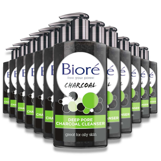 Bioré - Deep Pore Charcoal Cleanser, For Oily Skin - 6.77 Oz - 12 Pack
