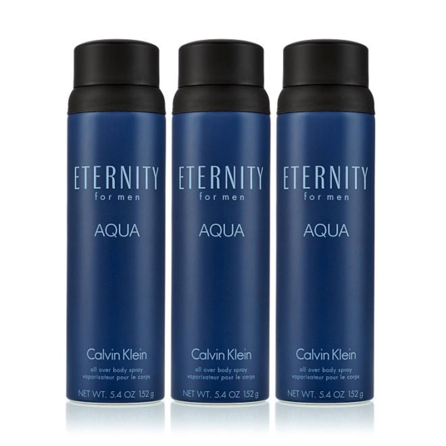 Calvin Klein Eternity Aqua for Men Body Spray - 5.4 fl Oz - 3 Pack