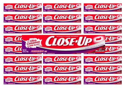 Close-Up Fluoride Toothpaste Refreshing Gel 6 oz - 24 Pack