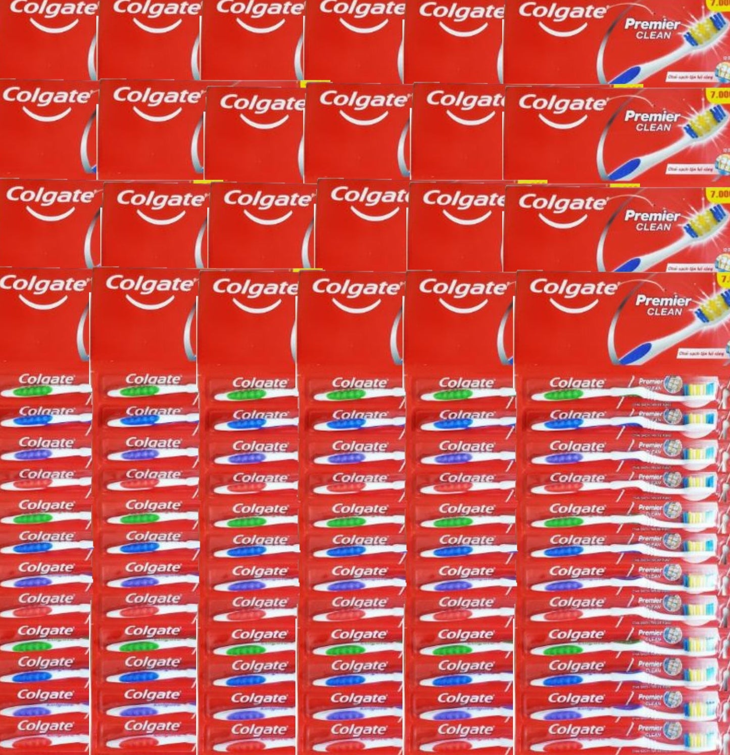 Colgate Premier Clean - Wholesale- 12 cts each - 24 packs (288 Toothbrushes)