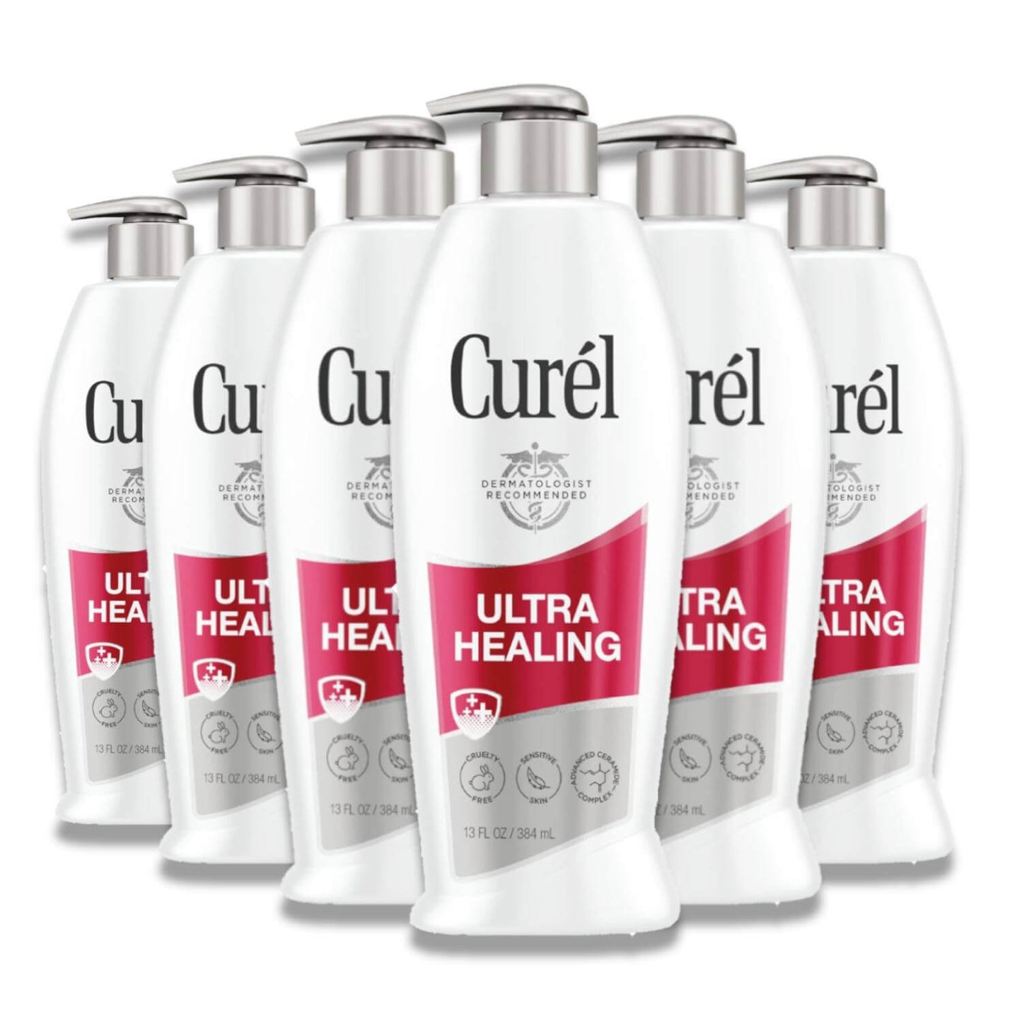 Curel - Ultra Healing, Lotion Hydratante Intensive - 13 Oz - 6 Pack