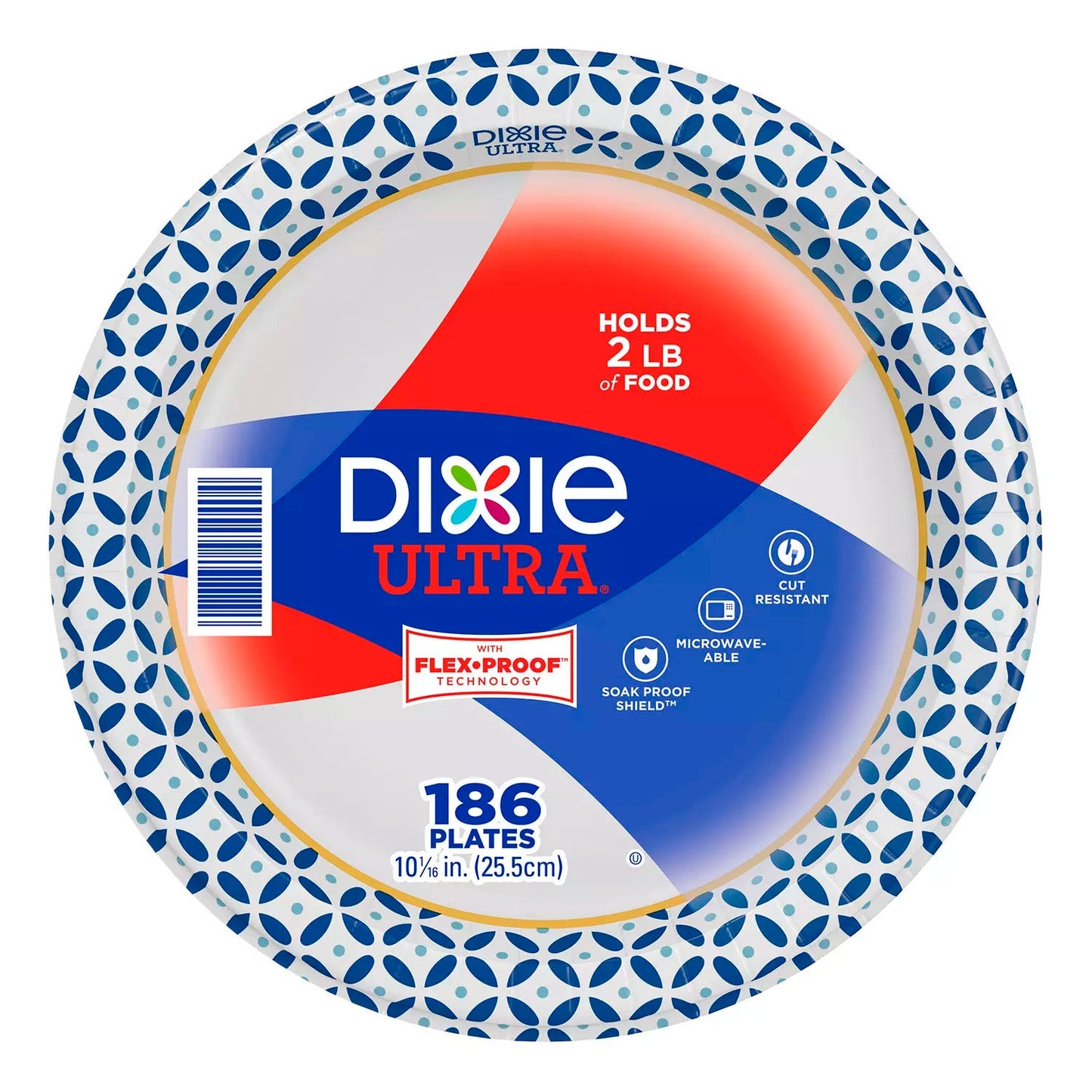 Dixie Ultra Paper Plates, Heavyweight, 10 1/16" - 186 ct