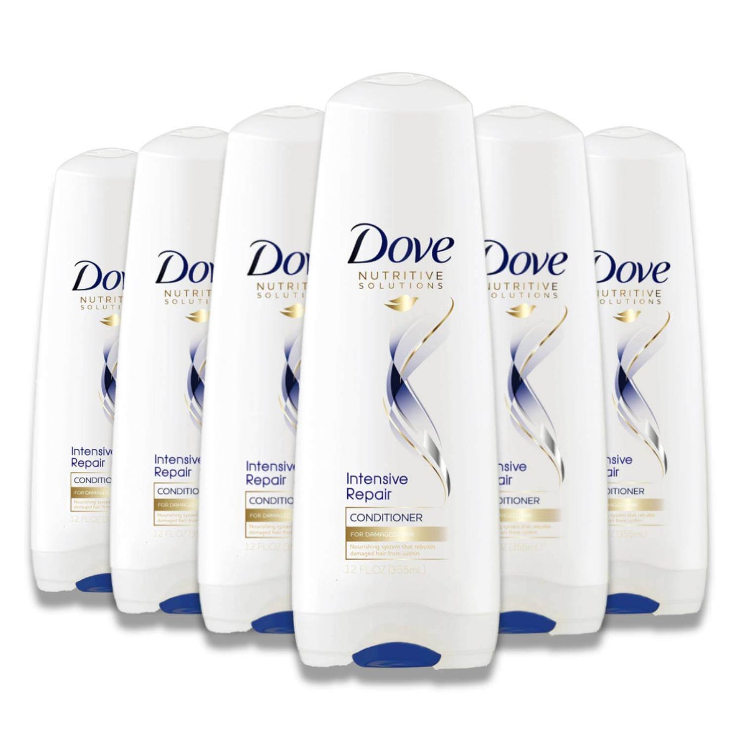 Dove - Damage Therapy Conditioner, Intensive Repair for Women - 12 Oz - 6 Pack