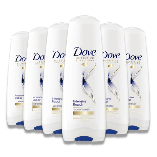 Dove - Damage Therapy Conditioner, Intensive Repair for Women - 12 Oz - 6 Pack