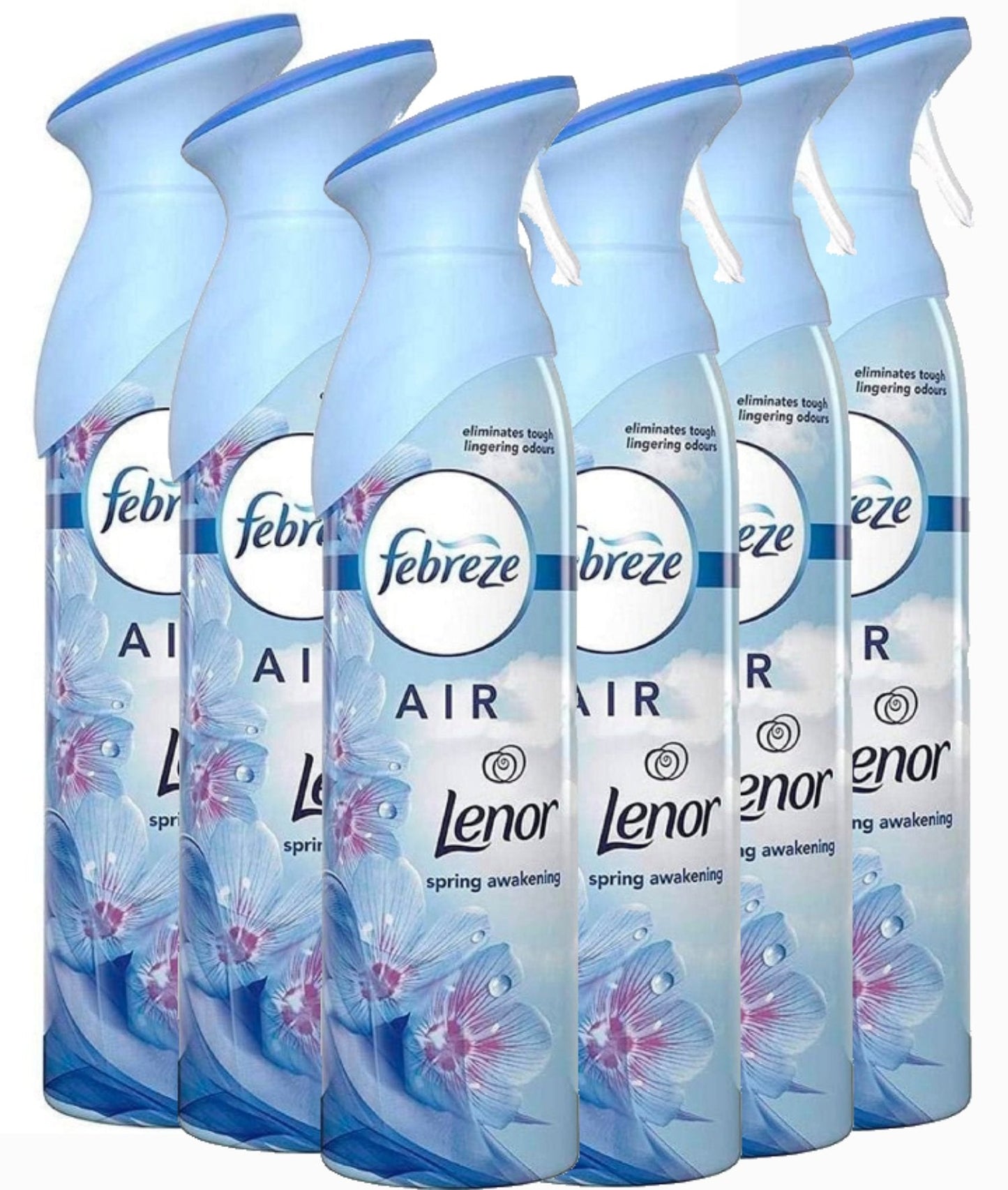 Febreze Air Mist Freshener Spray, Spring Awakening - 300 ml / 10.14 oz - 6 Pack