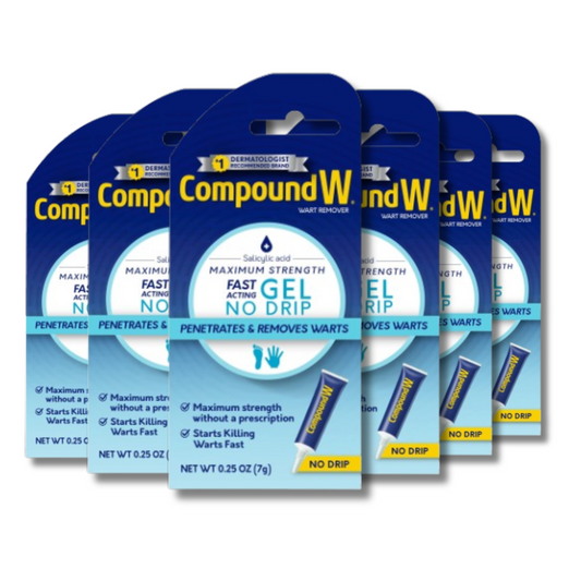 CompoundW Wart Remover Gel, 0.25oz - 6 Pack