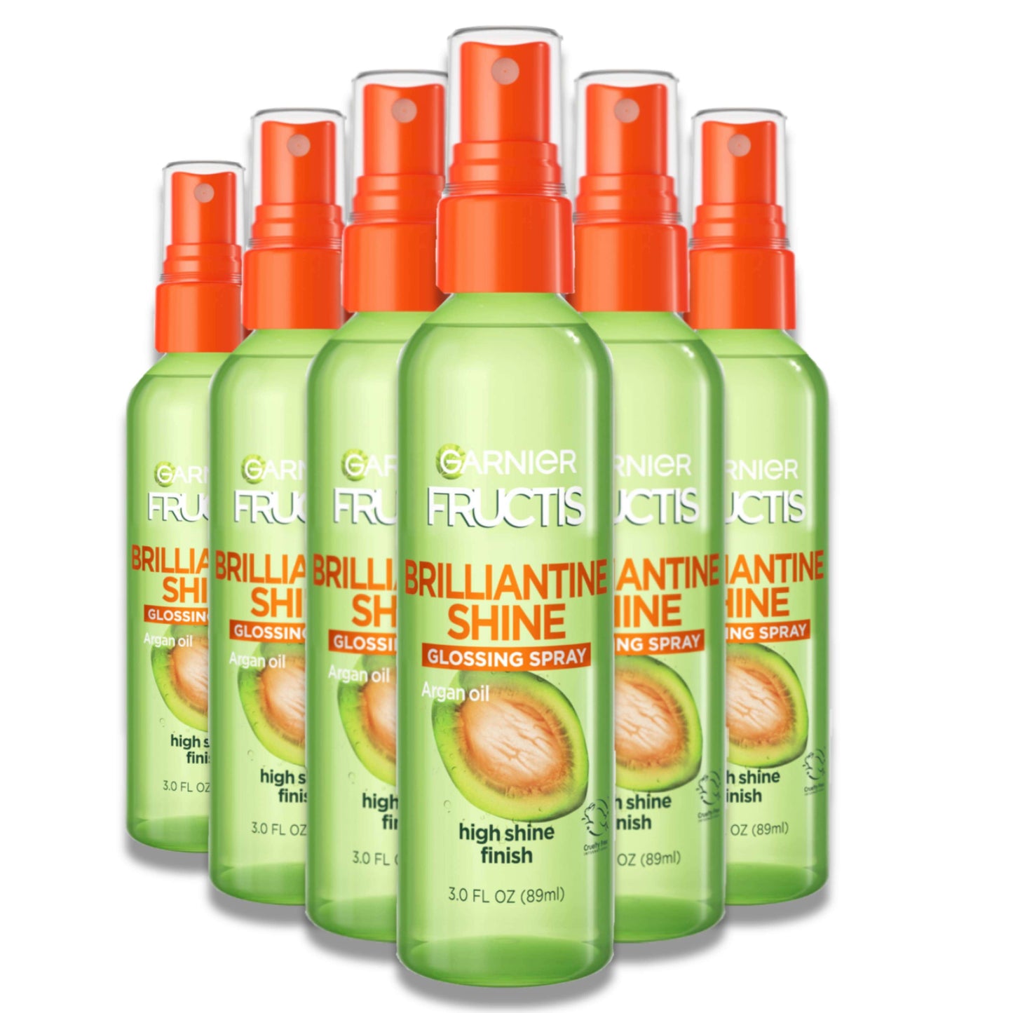 Garnier Fructis - Style Brilliantine Shine Glossing Spray - 3 oz - 6 Pack
