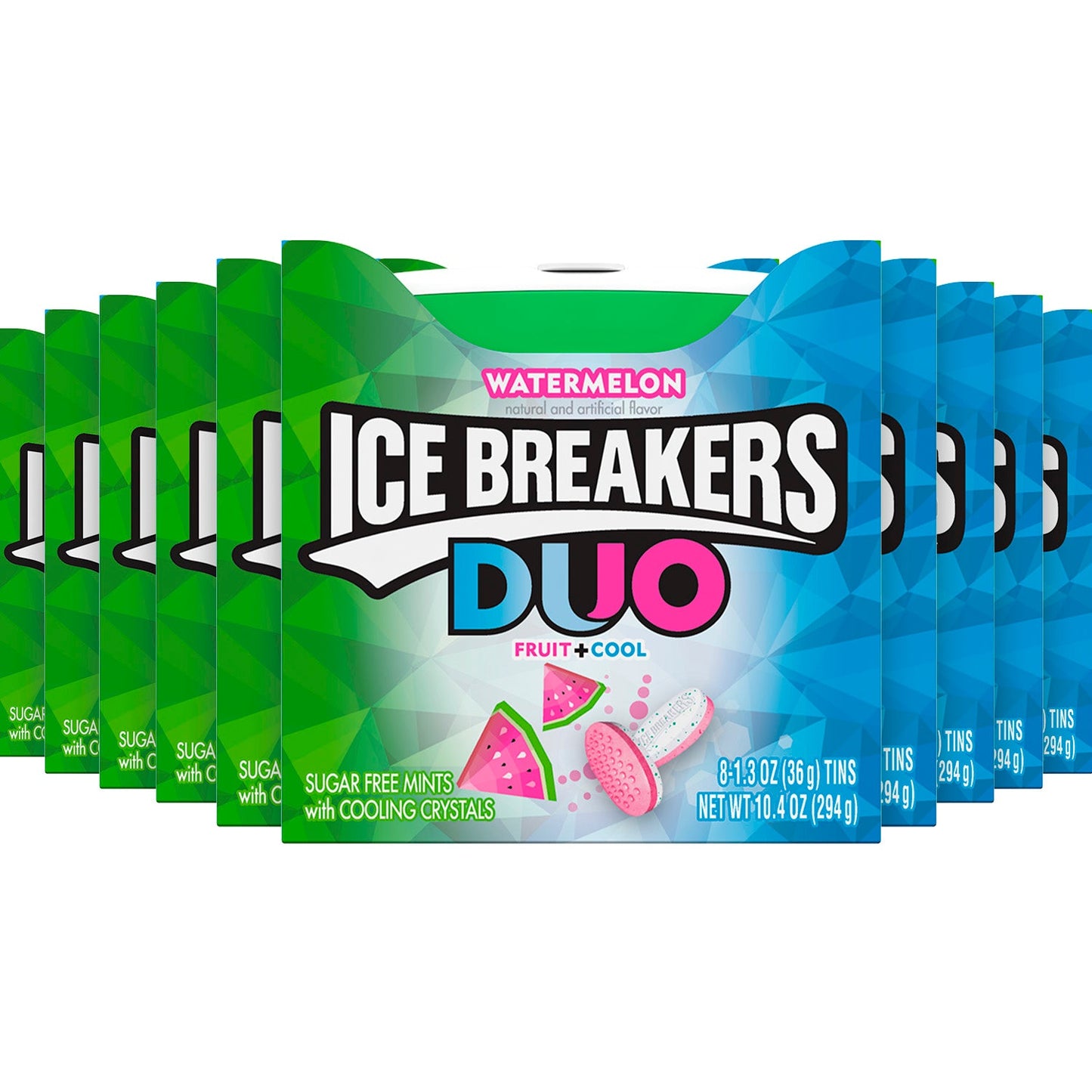 Ice Breakers DUO Mints, Watermelon 8 ct - 24 Pack - ( 192 ct )