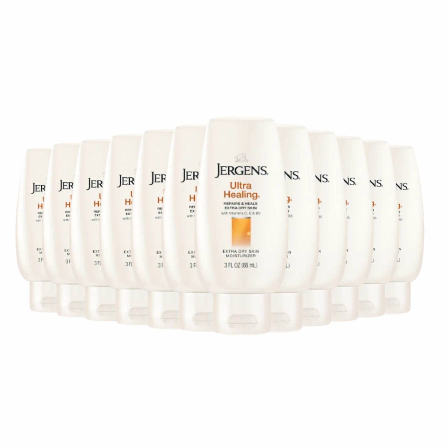 Jergens Ultra Healing Extra Dry Skin Moisturizer Lotion, 3 Oz - 12 Pack