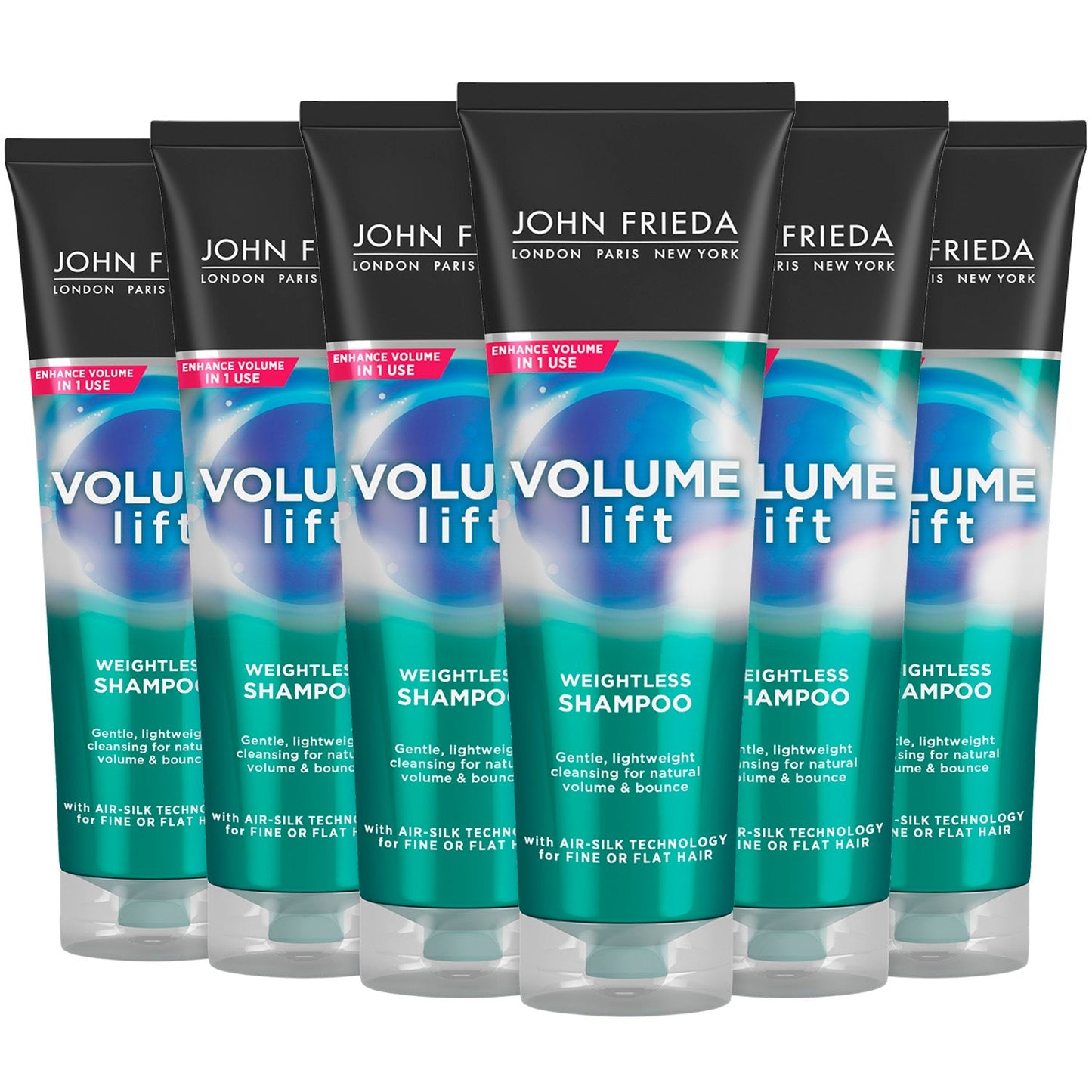 John Frieda Volume Lift Weightless Shampoo Bulk - 8.45 Fl Oz - 6 Pack