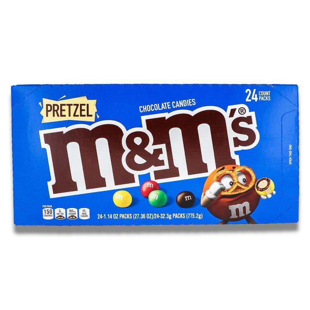 M&M'S - Pretzel Chocolate Candies - 1.14 Oz - 24 Count