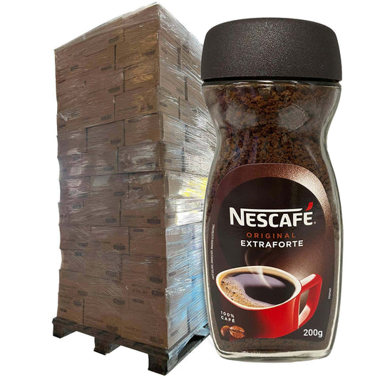 Nescafe Original Extraforte Instant Coffee - Pallet - 132 Boxes (12 Bottles Each) - 200gr