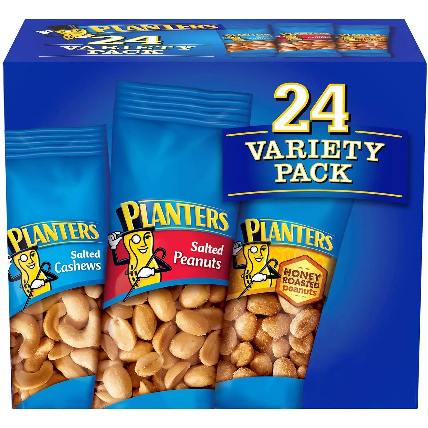 Planters Nuts, Cashews and Peanuts Variety 40.5 Oz - 24 Ct
