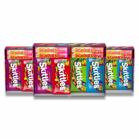Starburst and Skittles Chewy Candy Variety Box - 62.79 Oz - 30 Ct - 3 Pack