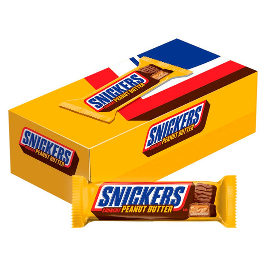 Snickers Peanut Butter Chocolate Candy Bars, Single Size - 1.78 Oz - 18 Ct