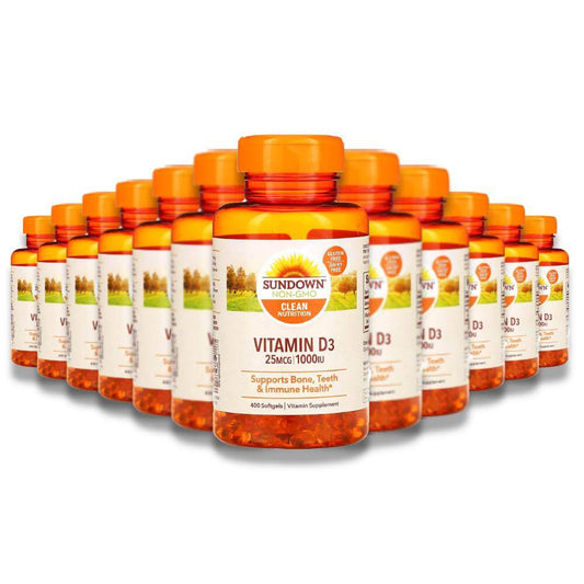 Sundown - Naturals Vitamin D3 - 25 mcg/400 Softgels - 12 Pack
