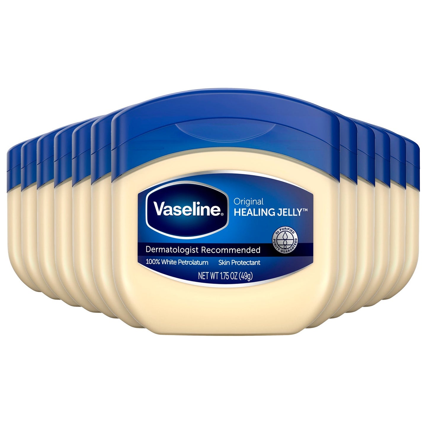 Vaseline Petroleum Jelly Original Bulk - 12 Pack, 1.75 Oz Each.