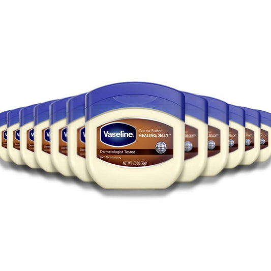 Vaseline - Rich Conditioning Petroleum Jelly, Cocoa Butter 1.75 Oz - 24 Pack