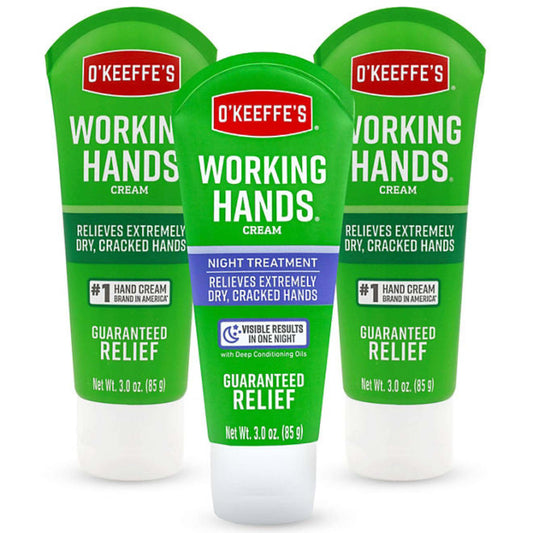 O'Keeffe's Working Hands and Working Hands Night Treatment - 3 Oz - 3 Pack